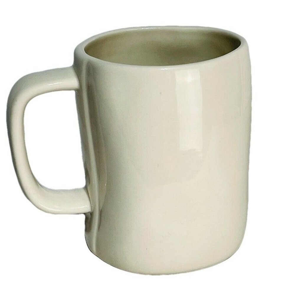 RAE DUNN ARTISAN COLLECTION by MAGENTA "DREAMER" Cup 16 oz Ivory Mug NEW - Picture 3 of 6